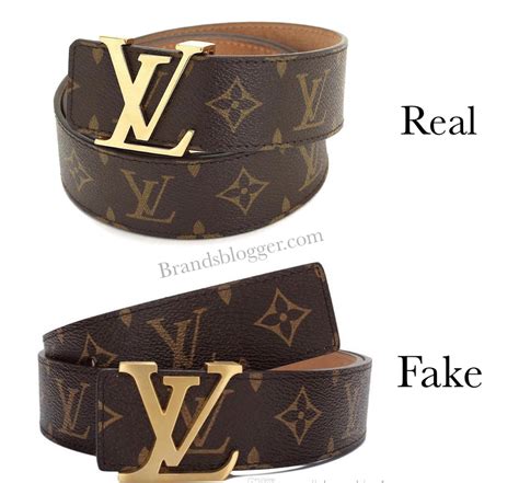 real vs fake louis vuitton belt black|counterfeit louis vuitton belts.